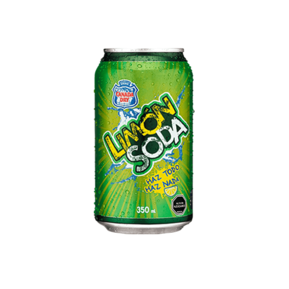 Limón soda lata 350cc